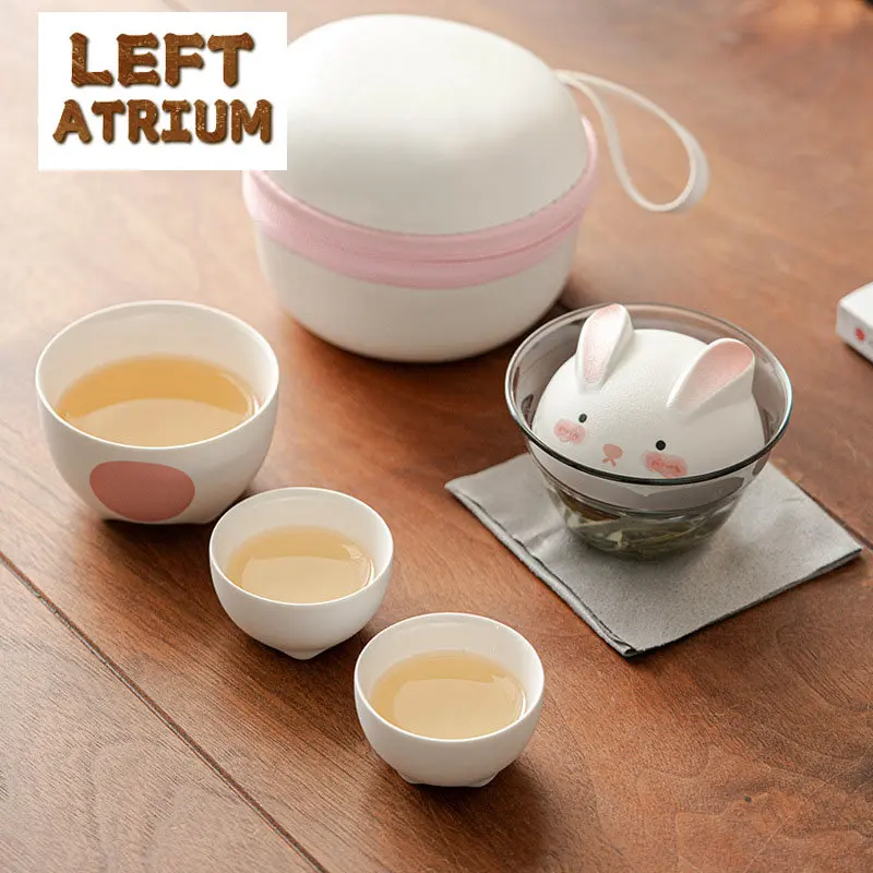 Boutique Chinese Style Tea Cup Set Portable Travel Teaset 1 Pot 3 Cups Cute Rabbit Tea Making Pot Tea Ceremony Kung Fu Teaware
Boutique Chinese Style Tea Cup Set Portable Travel Teaset 1 Pot 3 Cups Cute Rabbit Tea Making Pot Tea Ceremony Kung Fu Teaware