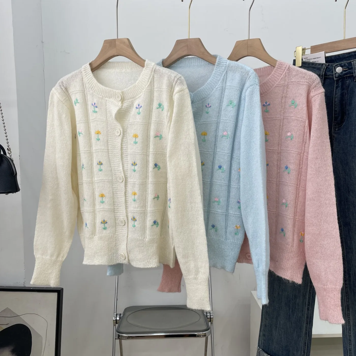 Casual Long Sve round Ne Open Cardigan Sweater Women's Loose Fit Autumn New Sle Sweet Sle Straight Tube Spring Spring
Casual Long Sve round Ne Open Cardigan Sweater Women's Loose Fit Autumn New Sle Sweet Sle Straight Tube Spring Spring