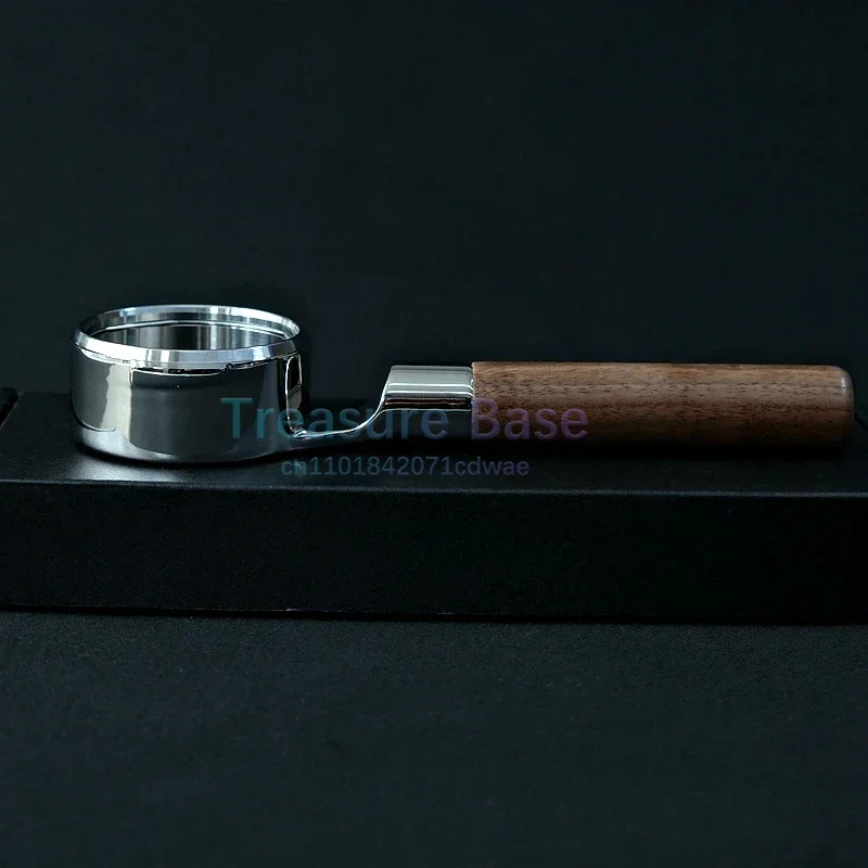 Flat Bottomless Coffee Handle Fits E61 Hot Mom Black Walnut
Flat Bottomless Coffee Handle Fits E61 Hot Mom Black Walnut