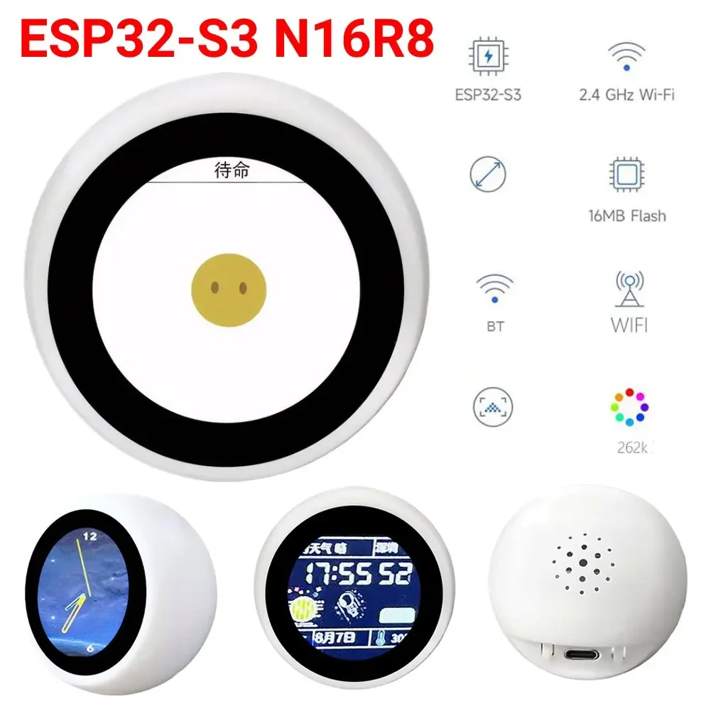 DeepSeek XiaoZhi AI Voice Chat Robot ESP32-S3 Development Board LCD Display Mini Robot Tabletop Ornaments for Home Office
DeepSeek XiaoZhi AI Voice Chat Robot ESP32-S3 Development Board LCD Display Mini Robot Tabletop Ornaments for Home Office