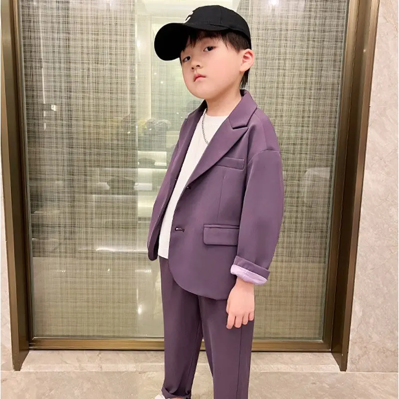 Spring Autumn Children's Suit Set Fashionable New Style Boys' Korean Casual Jacket Pants 2-Piece Set 90-160cm
Spring Autumn Children's Suit Set Fashionable New Style Boys' Korean Casual Jacket Pants 2-Piece Set 90-160cm