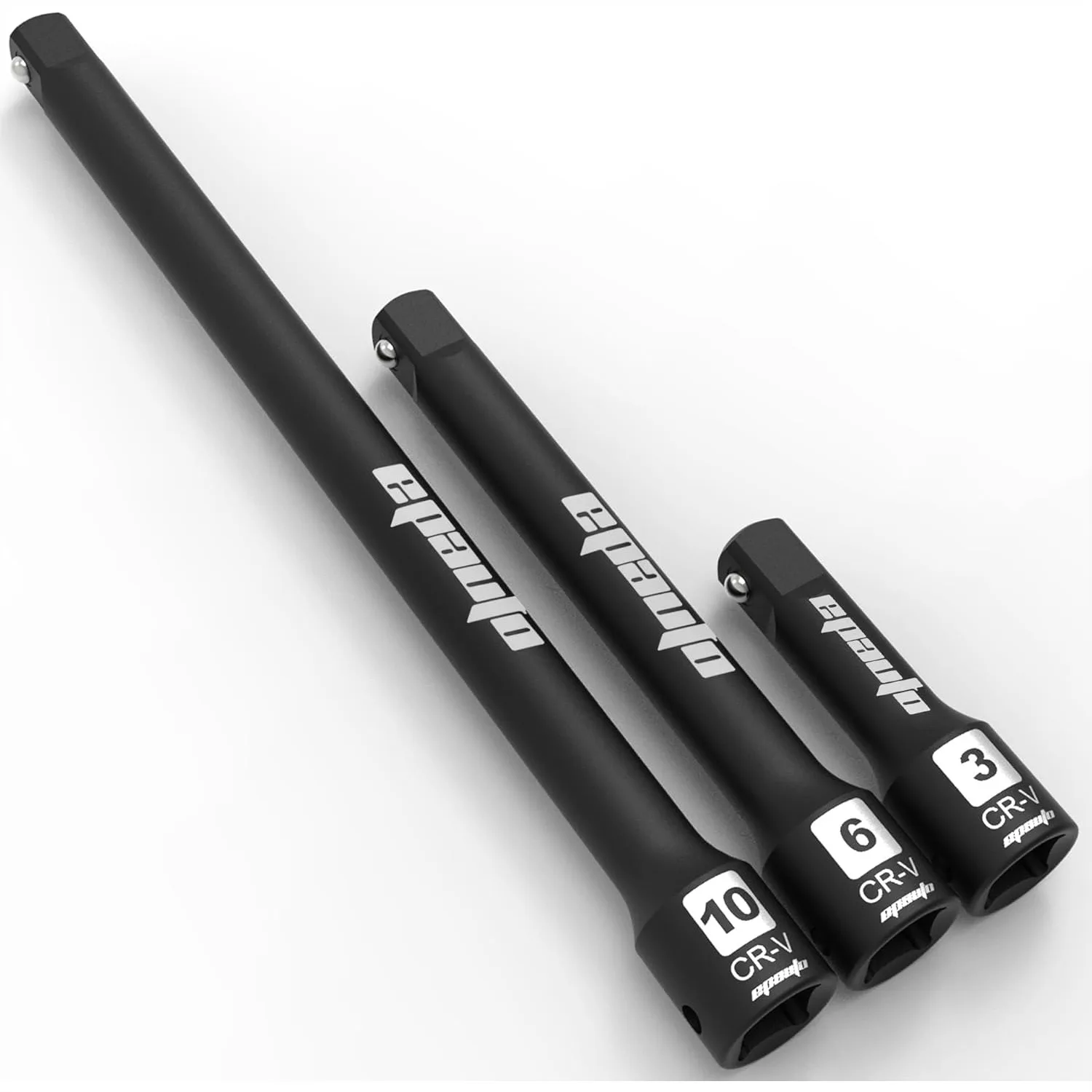 1/2-Inch Drive Impact Socket Extension Bar Set 3 Pieces Cr-V Steel
1/2-Inch Drive Impact Socket Extension Bar Set 3 Pieces Cr-V Steel
