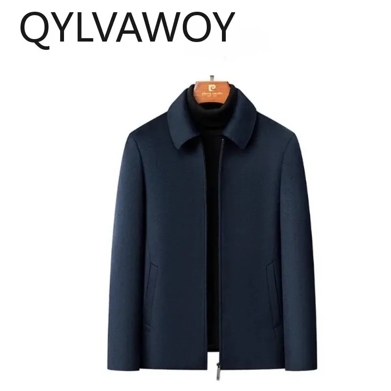 Мужская куртка QYLVAWOY из 80% шерсти и 10% кашемира, высококачественная зимняя куртка с подогревом, деловой повседневный стиль, с отложным воротником и молнией
Мужская куртка QYLVAWOY из 80% шерсти и 10% кашемира, высококачественная зимняя куртка с подогревом, деловой повседневный стиль, с отложным воротником и молнией