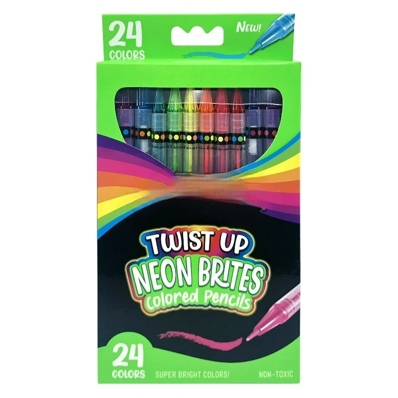 Neon Twist up Colored Pencils, 24 Count Multicolor, Beginner, Child to Adult
Neon Twist up Colored Pencils, 24 Count Multicolor, Beginner, Child to Adult