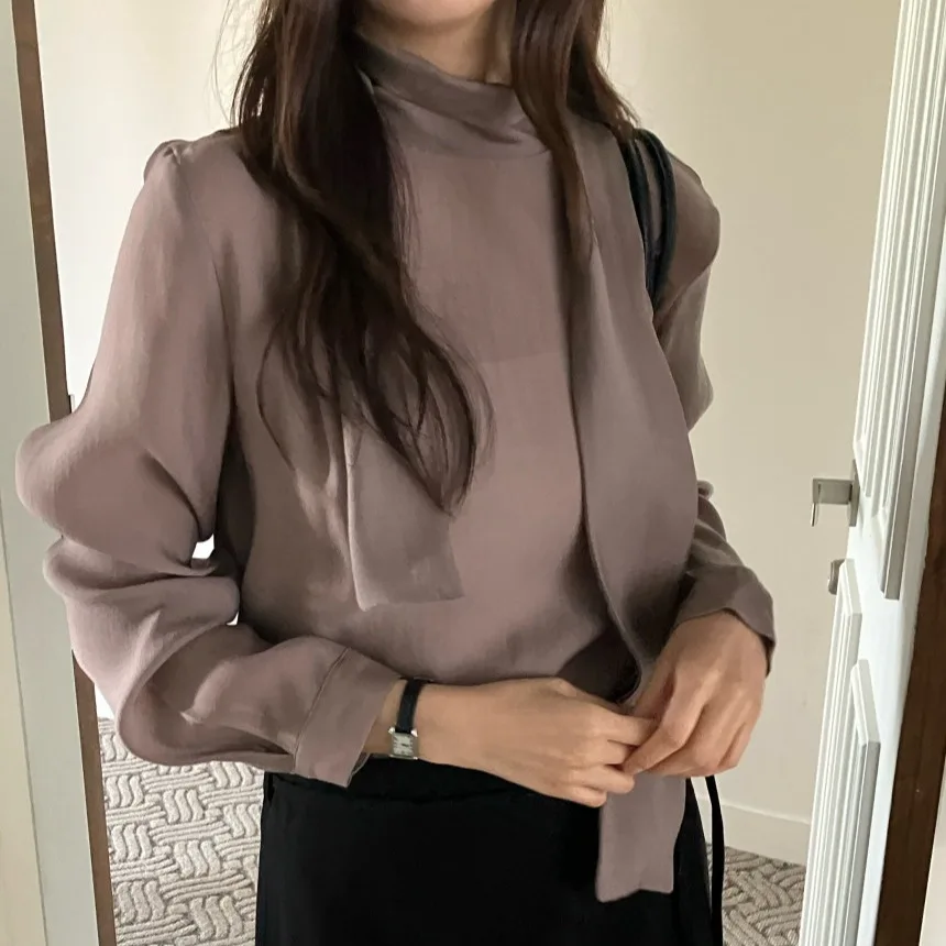 Ele винтажная женская лента с высоким воротником и длинным светом, шикарное антивозрастное модное полиэфирное волокно для поездок на работу
Ele винтажная женская лента с высоким воротником и длинным светом, шикарное антивозрастное модное полиэфирное волокно для поездок на работу