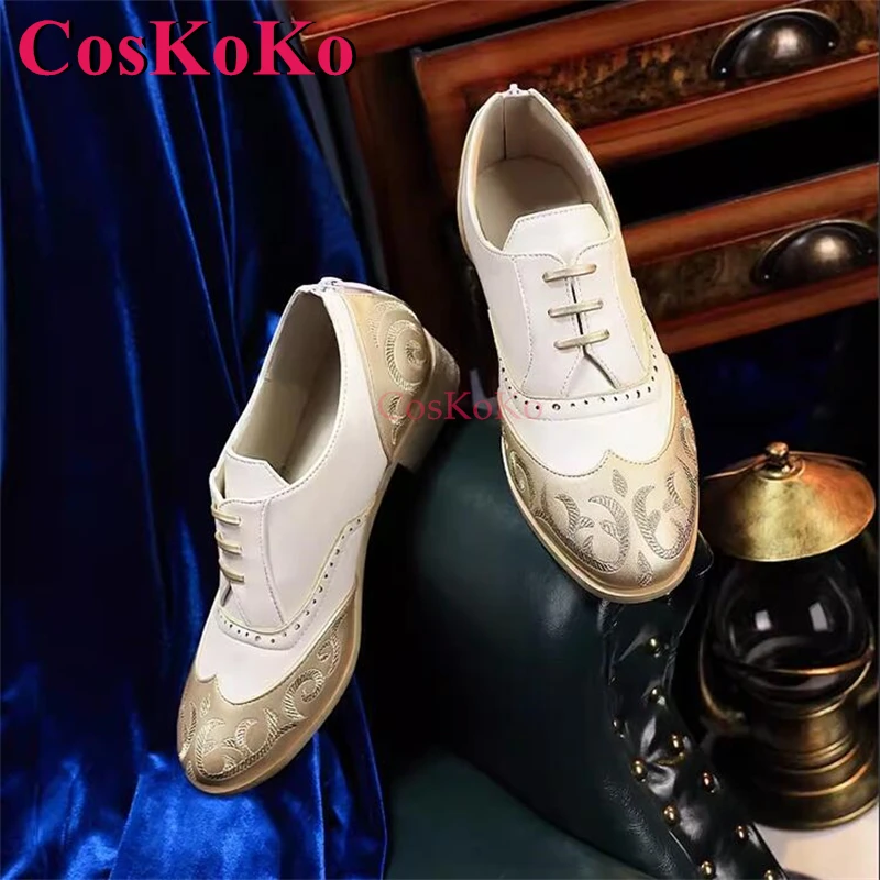 CosKoKo White Guard Shoes Cosplay Game Identity V Fashion Universal Pu Leather Shoes Party Role Play Accessories 36-42
CosKoKo White Guard Shoes Cosplay Game Identity V Fashion Universal Pu Leather Shoes Party Role Play Accessories 36-42