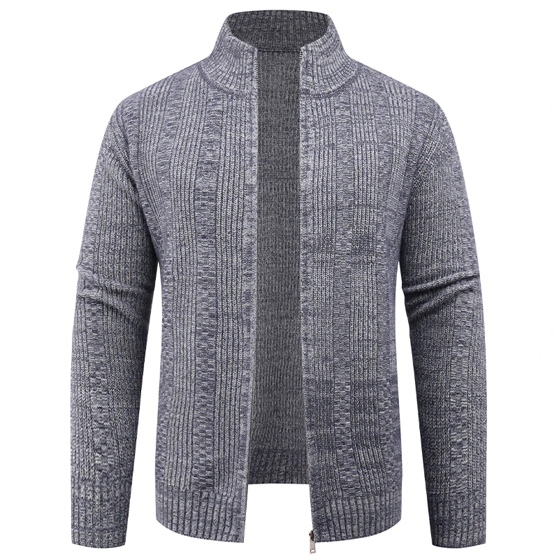 New Autumn Winter Knitting Sweater Cardigans Men Stand Collar Zipper Knit Sweater Jackets Warm Outwear Male Solid Thick Coats
New Autumn Winter Knitting Sweater Cardigans Men Stand Collar Zipper Knit Sweater Jackets Warm Outwear Male Solid Thick Coats