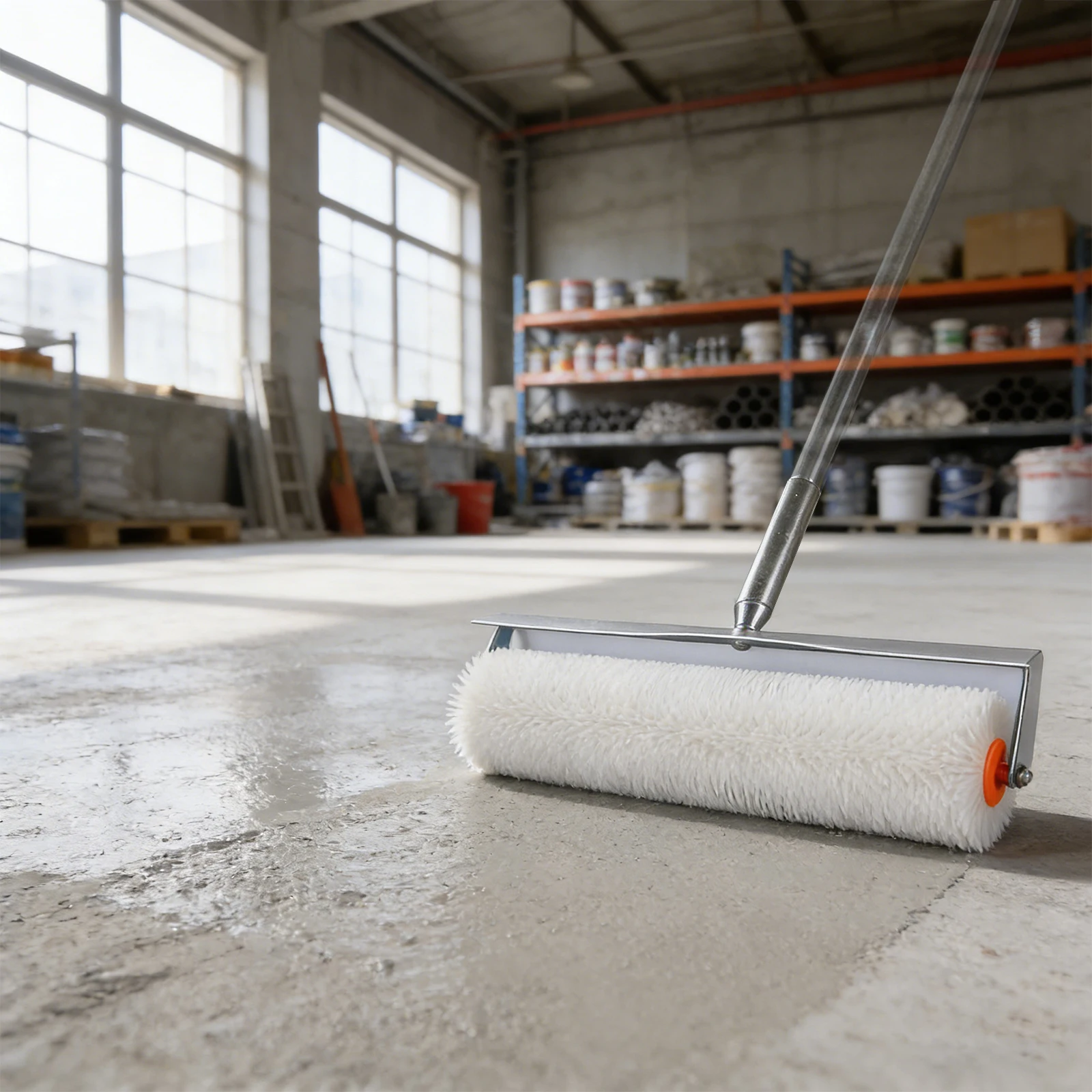 Spiked Roller for Self Leveling, Self Leveling Concrete Floor Leveling Tools,Self Leveling Cement Tool, Flooring Spike Roller
Spiked Roller for Self Leveling, Self Leveling Concrete Floor Leveling Tools,Self Leveling Cement Tool, Flooring Spike Roller
