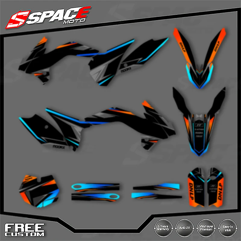 SPACE пользовательская мотоциклетная графическая фоновая наклейка для KTM SX SX85 2013 2014 SX85 2015 2016 2017, комплекты наклеек 08
SPACE пользовательская мотоциклетная графическая фоновая наклейка для KTM SX SX85 2013 2014 SX85 2015 2016 2017, комплекты наклеек 08