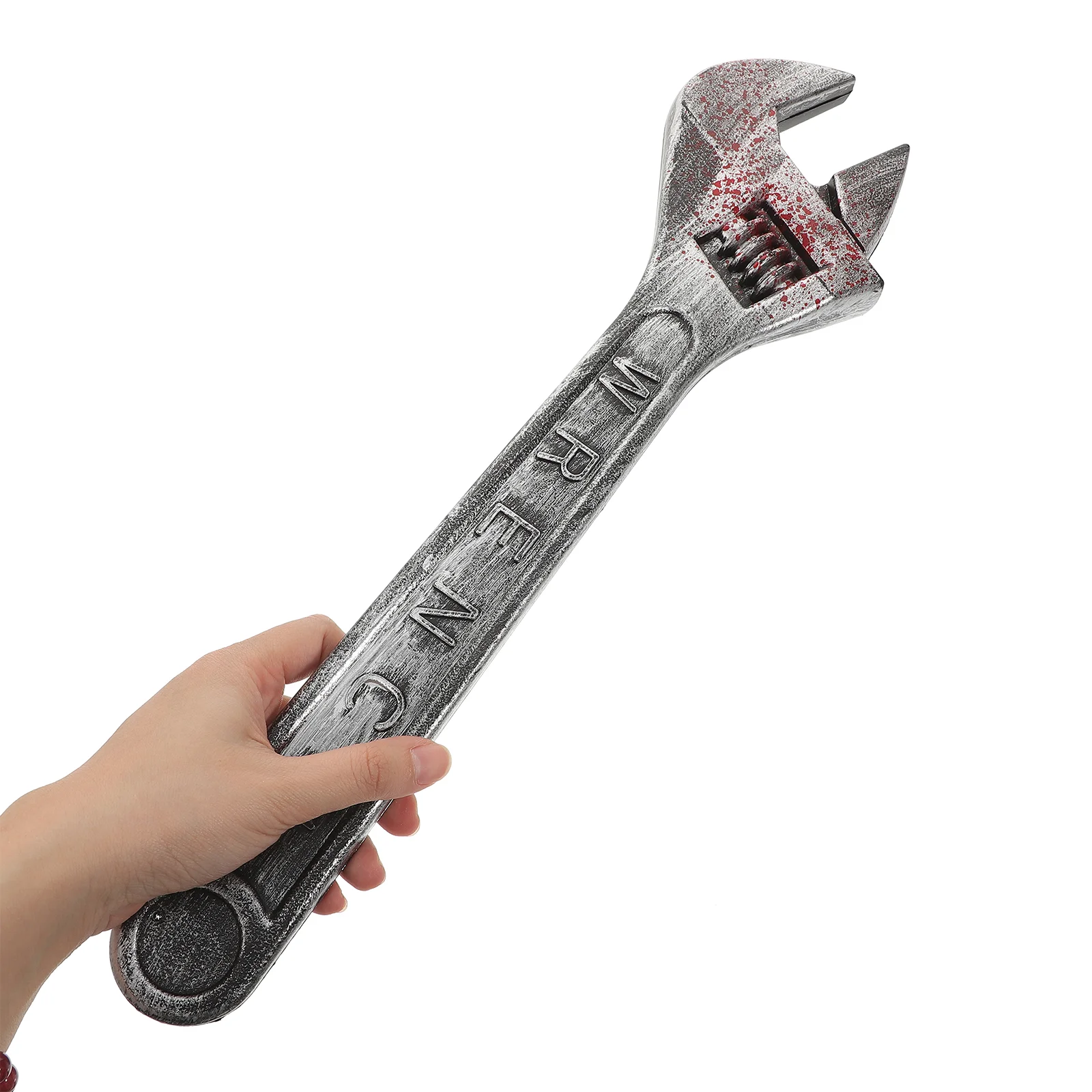 Simulation Wrench Halloween Prop Prank for Kid Fake Children Toy Party Spanner Decorate
Simulation Wrench Halloween Prop Prank for Kid Fake Children Toy Party Spanner Decorate