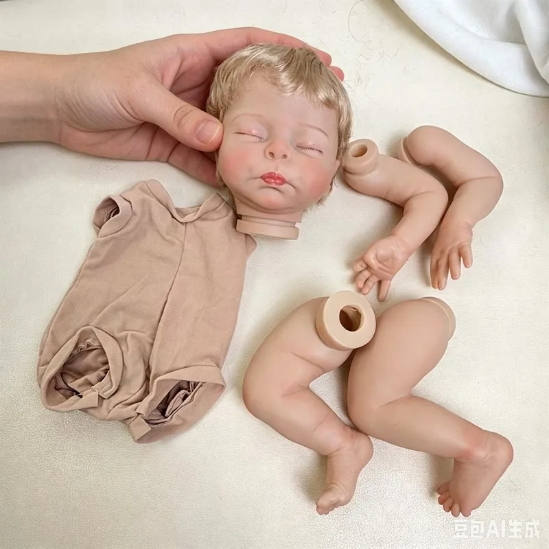 19 Inch Sleeping Reborn Doll Kits Christopher Unassembled Already Painted DIY Doll Parts with Body Cloth
19 Inch Sleeping Reborn Doll Kits Christopher Unassembled Already Painted DIY Doll Parts with Body Cloth