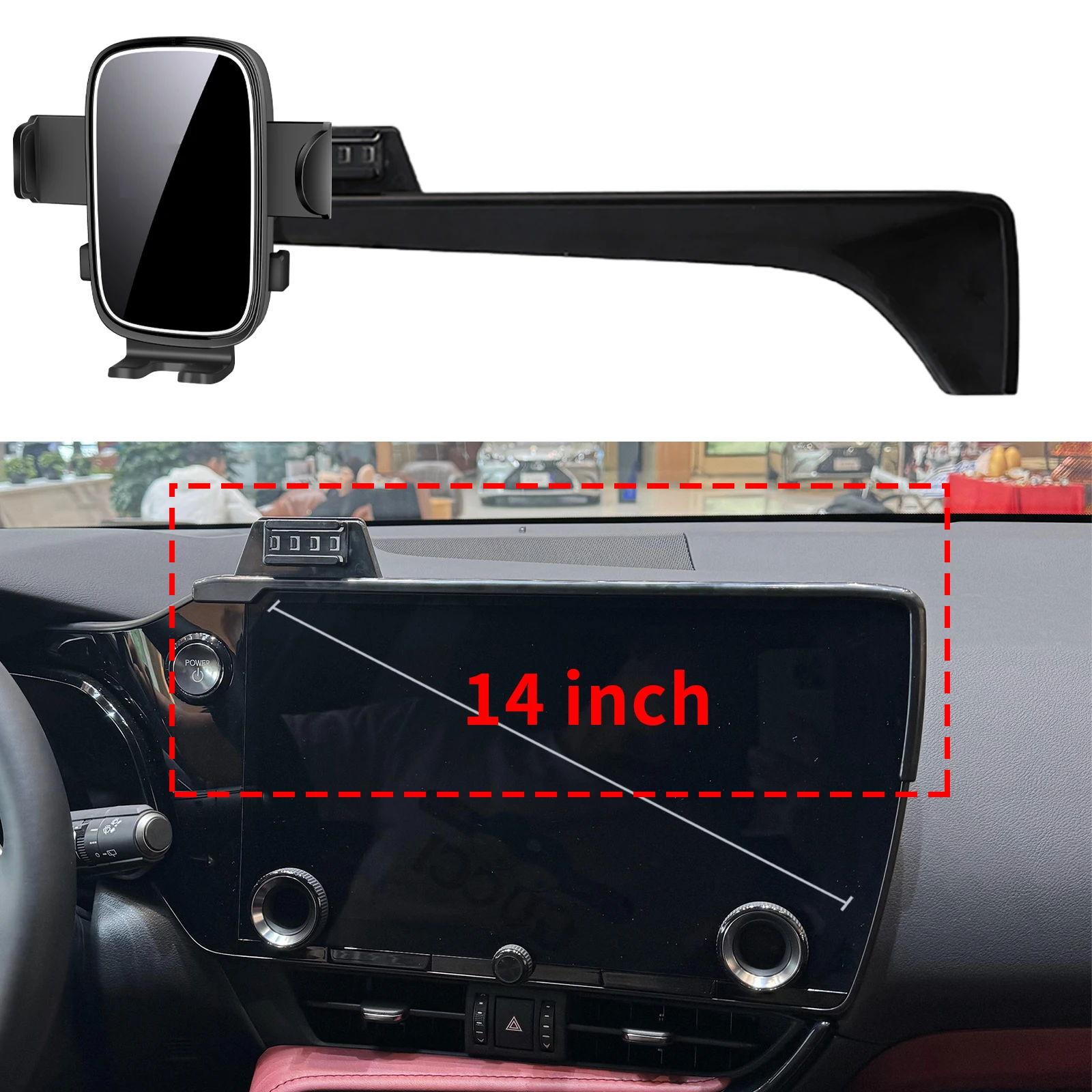 fit for Lexus NX 2022 2023 2024-2026 (14in/9.8in) Custom Fit Phone Holder Mount Dashboard Screen Base No Drill Car accessoires
fit for Lexus NX 2022 2023 2024-2026 (14in/9.8in) Custom Fit Phone Holder Mount Dashboard Screen Base No Drill Car accessoires