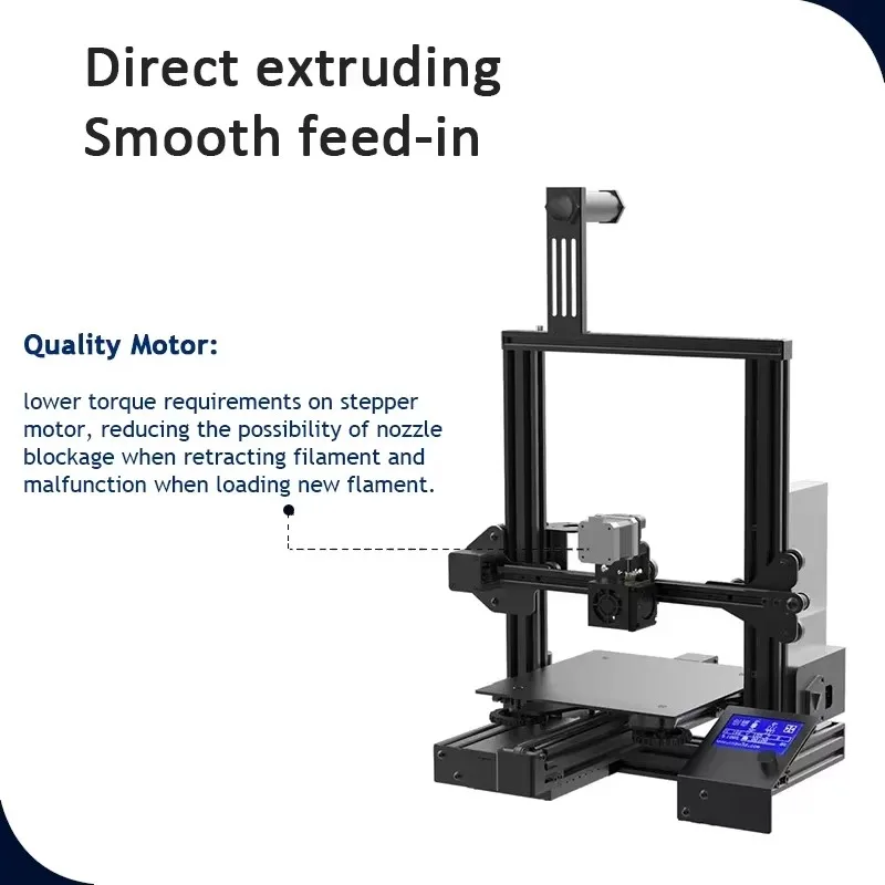 CREALITY Direct Drive Extruder Kit for Ender 3/ Ender-3 pro - Upgraded 42-40 Stepper Motor Hotend with 1.75mm Fan Cables
CREALITY Direct Drive Extruder Kit for Ender 3/ Ender-3 pro - Upgraded 42-40 Stepper Motor Hotend with 1.75mm Fan Cables