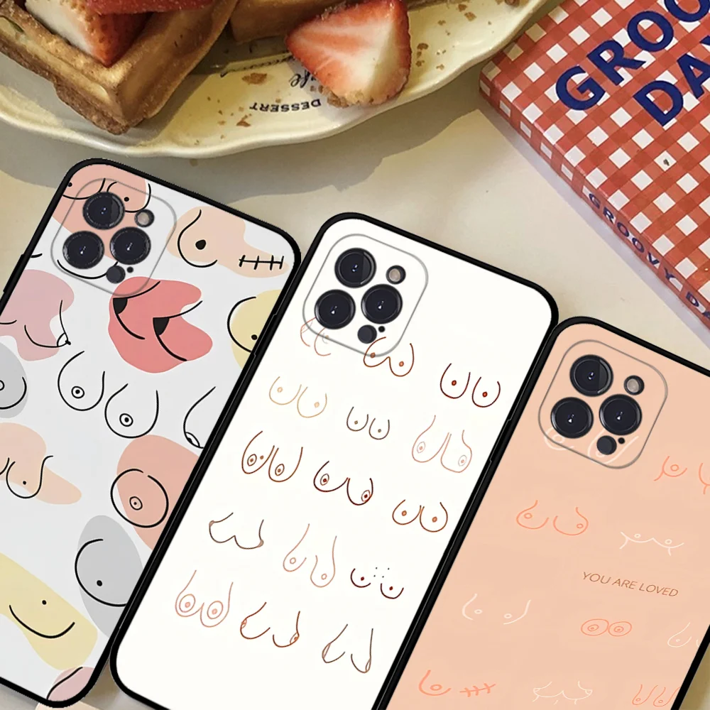 Boobs Art Print Phone Case For iPhone 16 15 14 11 12 13 Mini Pro XS Max Cover 6 7 8 Plus X Funda Shell
Boobs Art Print Phone Case For iPhone 16 15 14 11 12 13 Mini Pro XS Max Cover 6 7 8 Plus X Funda Shell