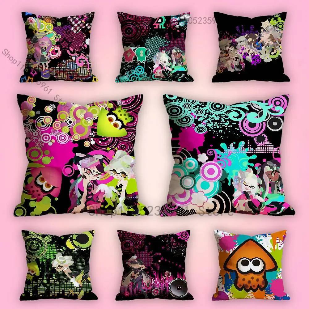 S-SplatoonS Pillow Cases for Bedroom Living Room Sofa Home Decor Polyester Cushion Cover with Zipper
S-SplatoonS Pillow Cases for Bedroom Living Room Sofa Home Decor Polyester Cushion Cover with Zipper