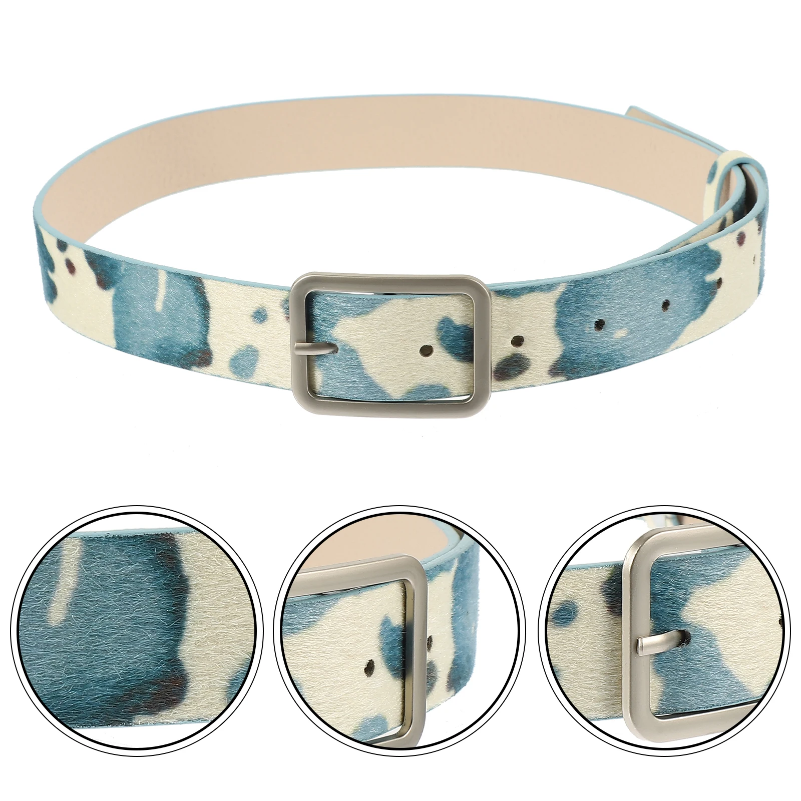 Cow Print Women Western Belts Durable Adjustable PU Accessories Cow Print Belt for Jeans Pants Occasions
Cow Print Women Western Belts Durable Adjustable PU Accessories Cow Print Belt for Jeans Pants Occasions