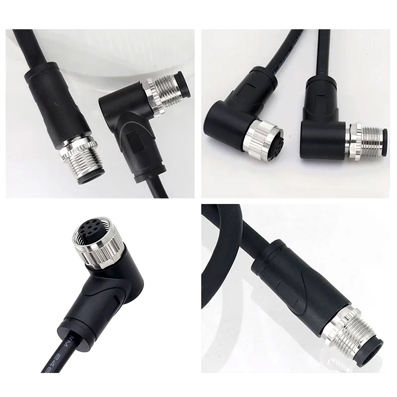 M12 A-type Single Head Connector Wire 12mm 4Pin 5Pin 8Pin A-coding Straight/Eblow Male to Female Extension Wire Plug Line 0.5-3M
M12 A-type Single Head Connector Wire 12mm 4Pin 5Pin 8Pin A-coding Straight/Eblow Male to Female Extension Wire Plug Line 0.5-3M