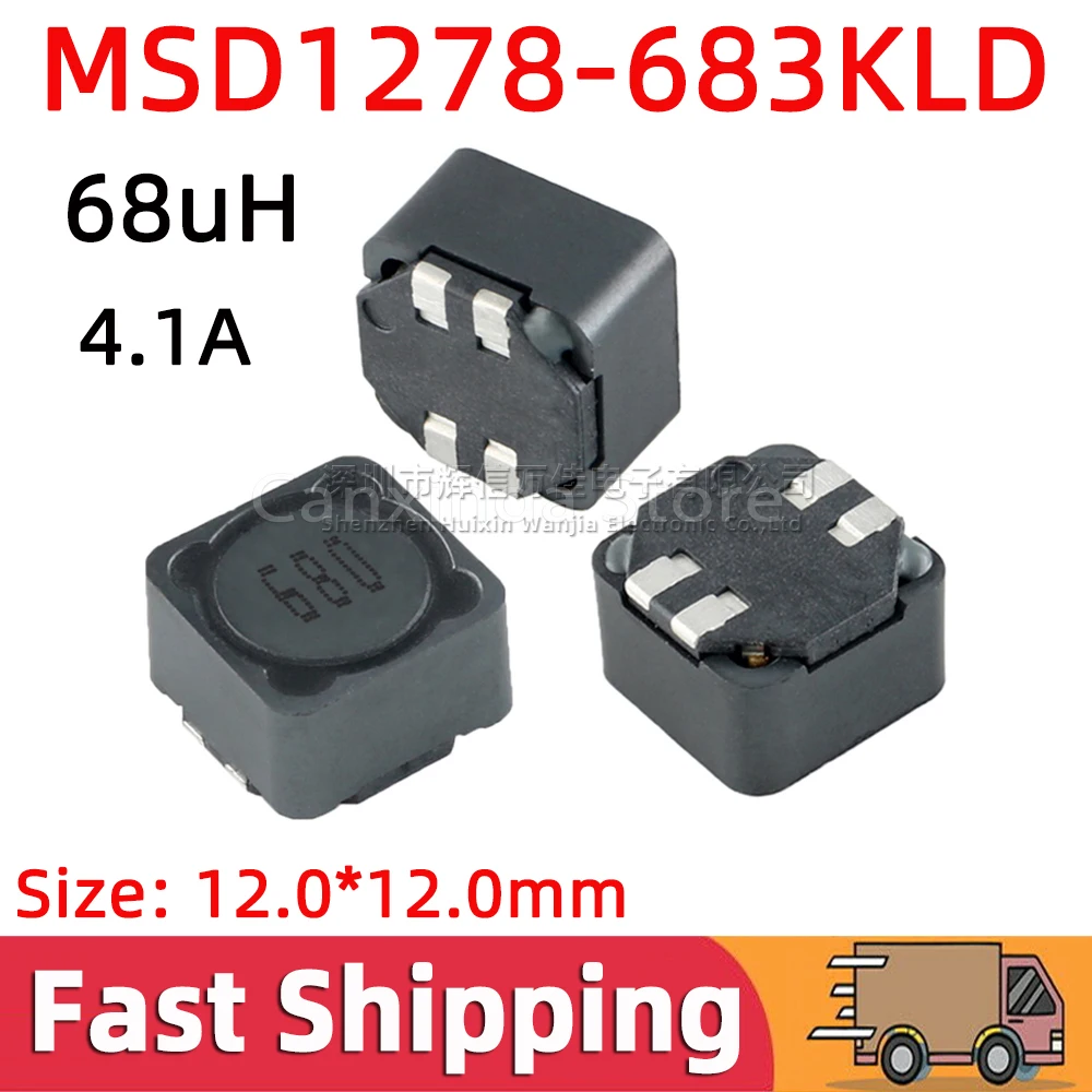 5pcs MSD1278-683KLD SMD Shielded Coupled Inductor 68uH 4.1A Dual Wire Inductance Common Mode Filter 12mmx12mm
5pcs MSD1278-683KLD SMD Shielded Coupled Inductor 68uH 4.1A Dual Wire Inductance Common Mode Filter 12mmx12mm