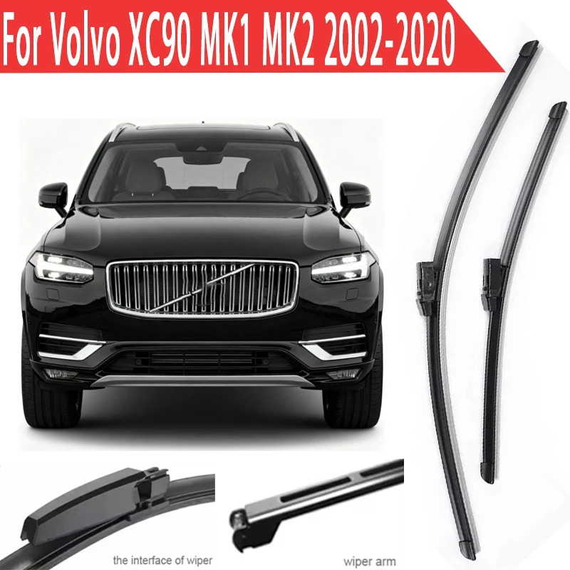 2pcs Front Windshield Wiper Blades Windscreen Wipers For Volvo XC90 MK1 MK2 2002-2020 2012 2013 2014 2015 2016 2017 2018 2019
2pcs Front Windshield Wiper Blades Windscreen Wipers For Volvo XC90 MK1 MK2 2002-2020 2012 2013 2014 2015 2016 2017 2018 2019