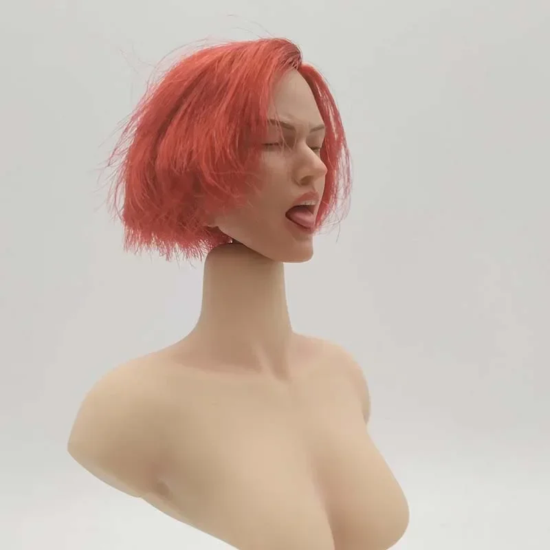 Red Hair 1/6 Orgasmic Face Head Sculpt Female Soldier Tongued Out Head Played Model for 12in PH TBL Suntan Action Figure
Red Hair 1/6 Orgasmic Face Head Sculpt Female Soldier Tongued Out Head Played Model for 12in PH TBL Suntan Action Figure