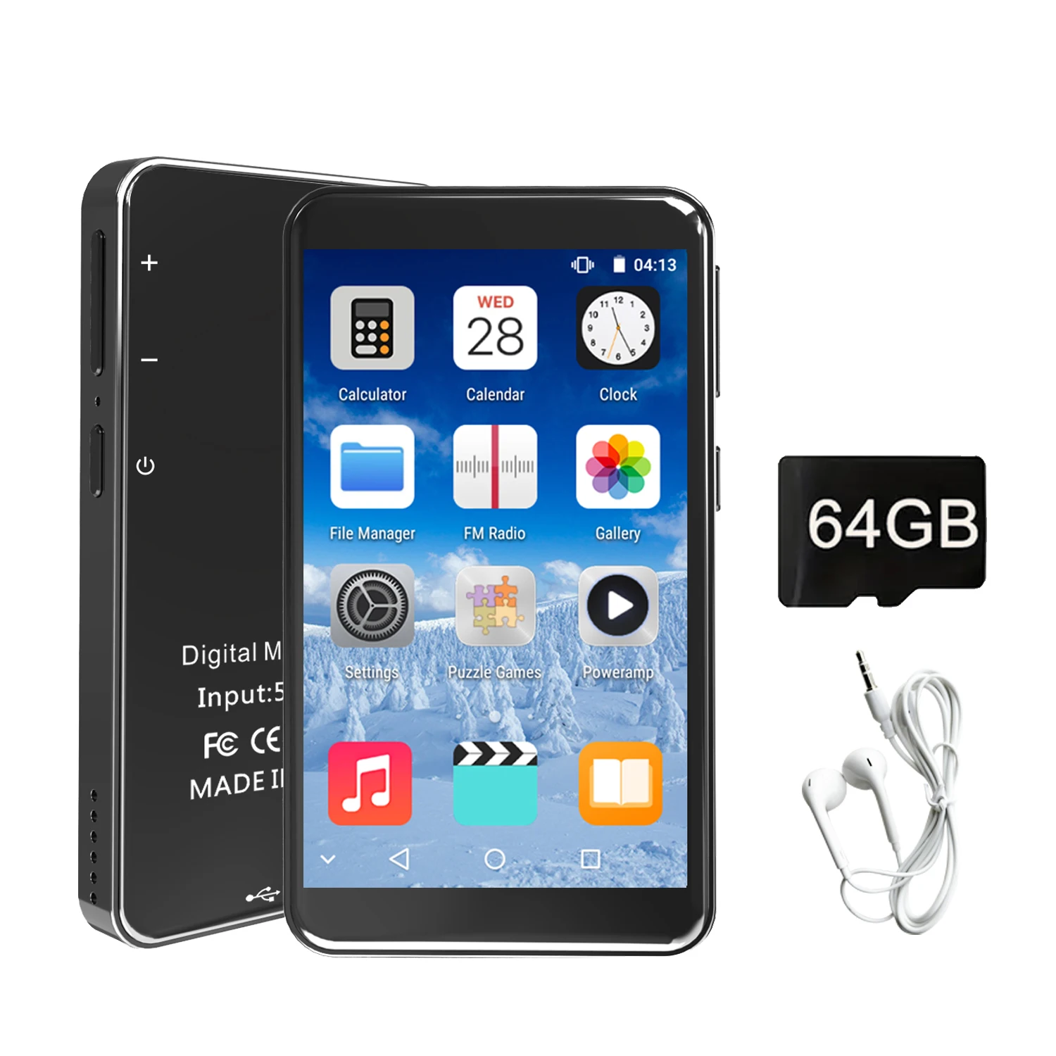 MP3-плеер с картой памяти на 64 ГБ, Bluetooth, функциями воспроизведения музыки, чтения электронных книг, будильником, диктофоном и другими многофункциональными возможностями, подходит для использования во время
MP3-плеер с картой памяти на 64 ГБ, Bluetooth, функциями воспроизведения музыки, чтения электронных книг, будильником, диктофоном и другими многофункциональными возможностями, подходит для использования во время