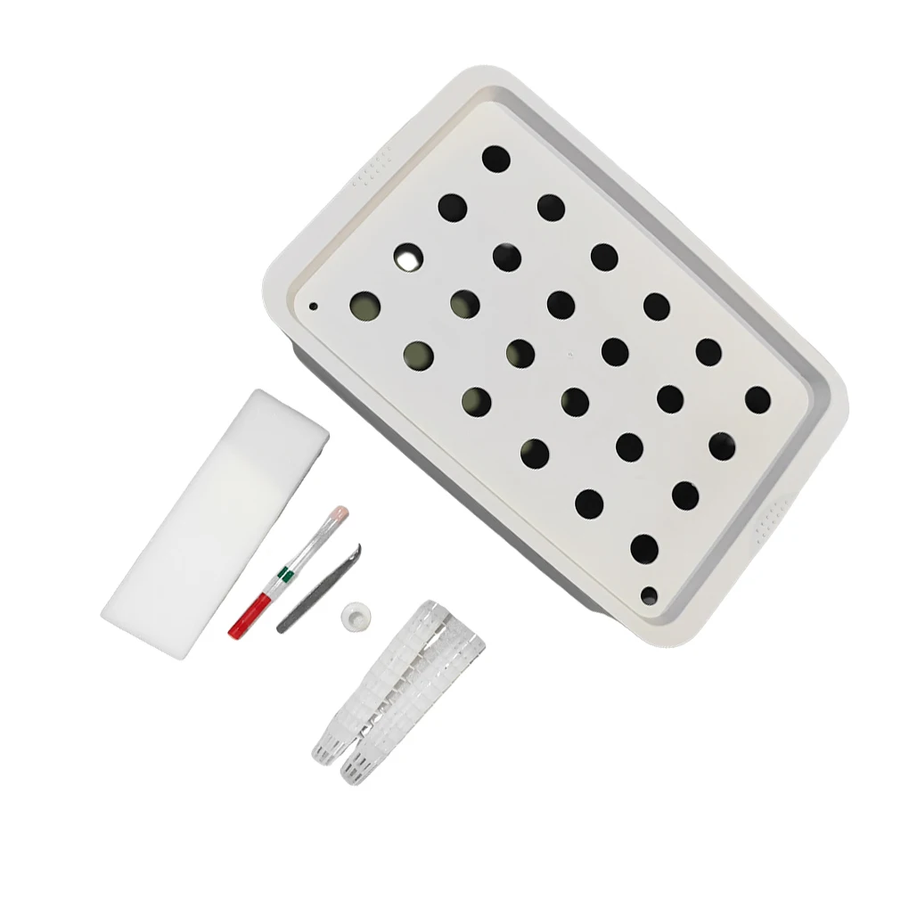 Indoor Hydroponics Growing System Kit 24 Holes Plant Site Set Seedling Vegetables Plant Cultivation Grow Box
Indoor Hydroponics Growing System Kit 24 Holes Plant Site Set Seedling Vegetables Plant Cultivation Grow Box