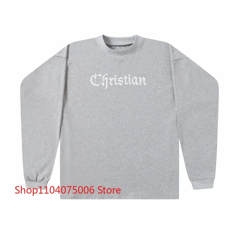 Kanye West Style Slogan Print T-Shirt Autumn Winter Long Sleeve Oversize Casual Men's Pullover Top
Kanye West Style Slogan Print T-Shirt Autumn Winter Long Sleeve Oversize Casual Men's Pullover Top