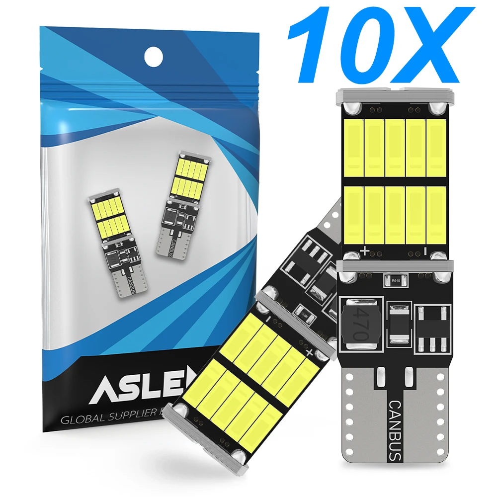 10pcs W5W T10 Led Bulbs Canbus 4014SMD No Error Car Parking Position Light Interior Dome Reading License Plate Light Signal Lamp
10pcs W5W T10 Led Bulbs Canbus 4014SMD No Error Car Parking Position Light Interior Dome Reading License Plate Light Signal Lamp