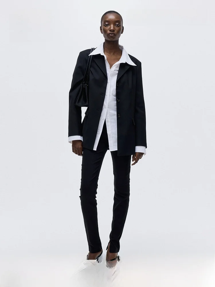 H&M Summer Women's Casual Single-Button Suit Elegant Style Polyester Fiber Spandex Fiber Rayon Fiber Interview Daily Wear
H&M Summer Women's Casual Single-Button Suit Elegant Style Polyester Fiber Spandex Fiber Rayon Fiber Interview Daily Wear