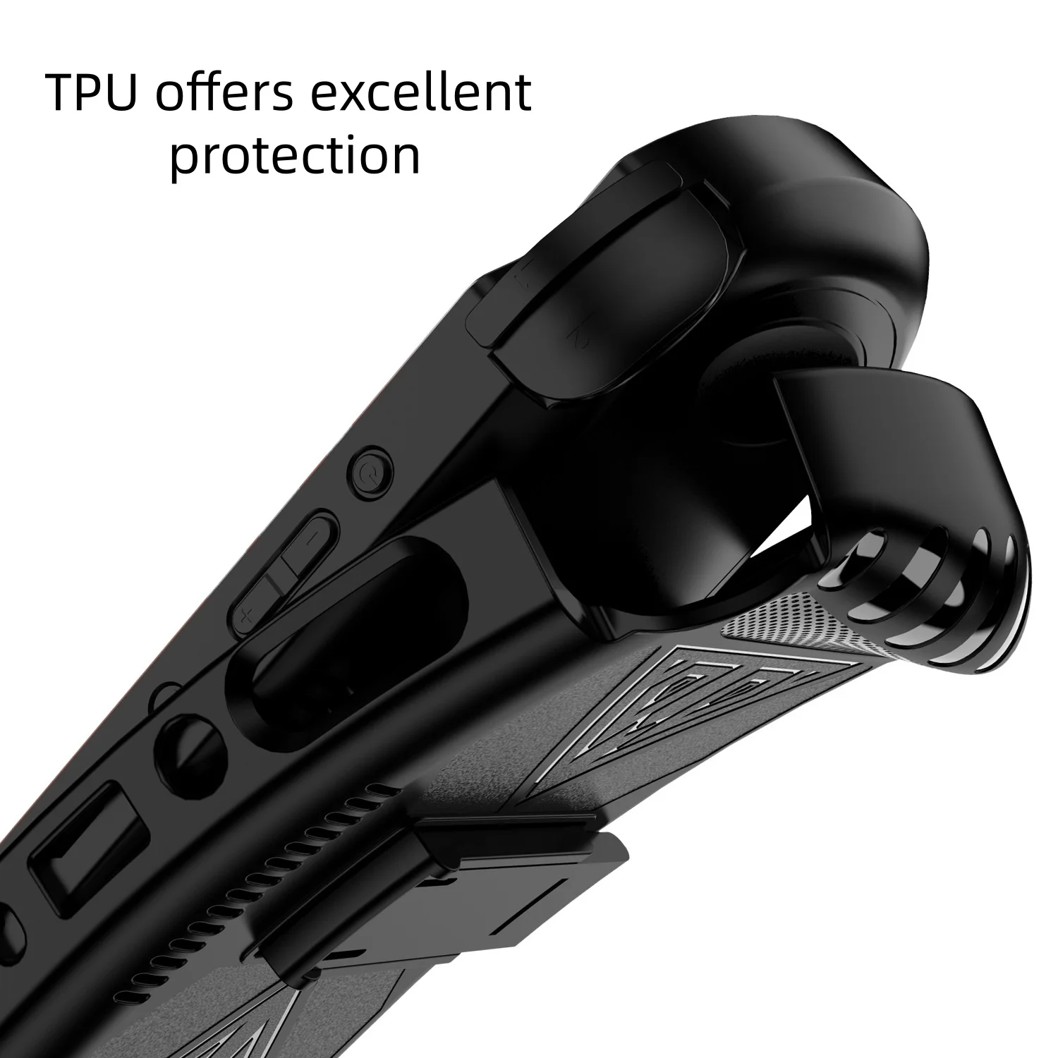 Ergonomic Hand Grip Cover Case with Stand for ANBERNIC RG VITA PRO /RG VITA, Protective TPU Shell Stand Holder Grip
Ergonomic Hand Grip Cover Case with Stand for ANBERNIC RG VITA PRO /RG VITA, Protective TPU Shell Stand Holder Grip