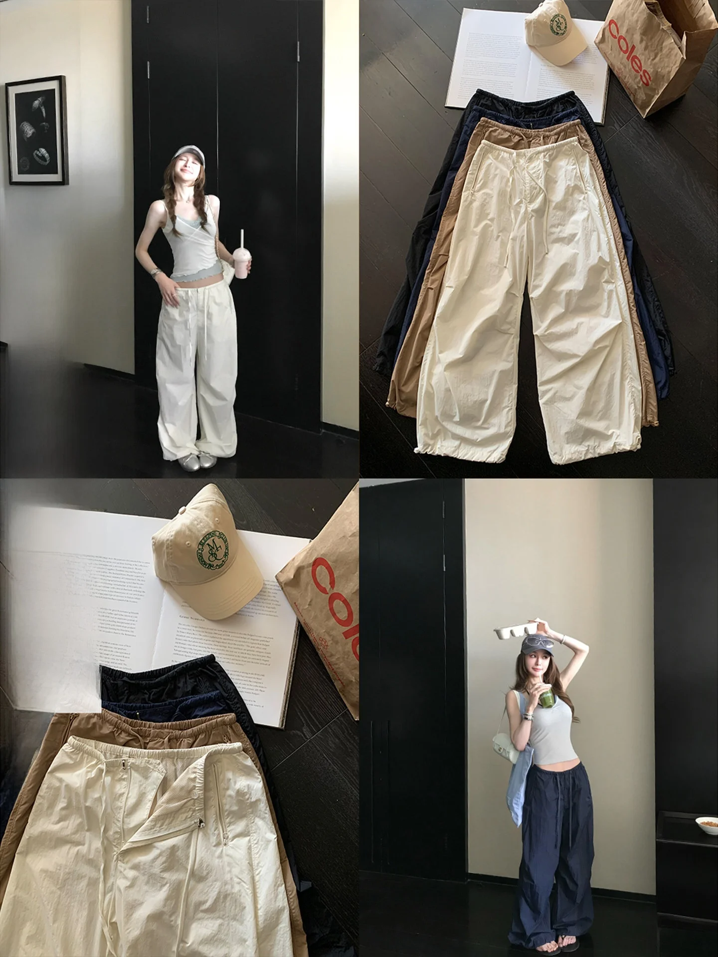 Skk Store Chilli Sexy Sweet Cool Atmosphere American Style Drawstring Parachute Work Pants Cover Hip War God Feel Casual Pant...
Skk Store Chilli Sexy Sweet Cool Atmosphere American Style Drawstring Parachute Work Pants Cover Hip War God Feel Casual Pant...