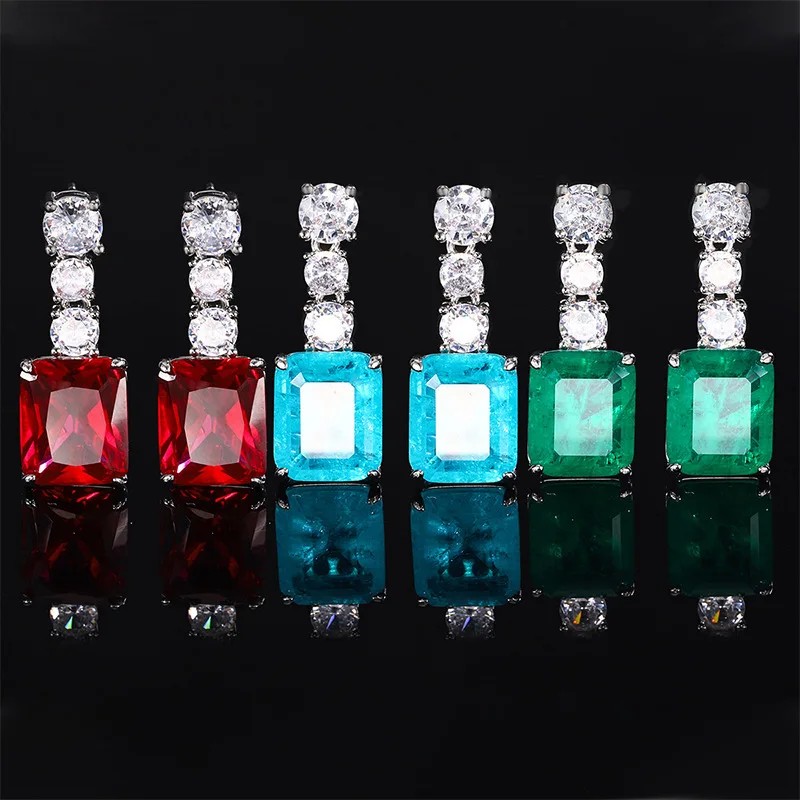 New jewelry with copper base, gold-plated colored gemstone, corundum, elegant and simple stud earrings for women, 10*12
New jewelry with copper base, gold-plated colored gemstone, corundum, elegant and simple stud earrings for women, 10*12