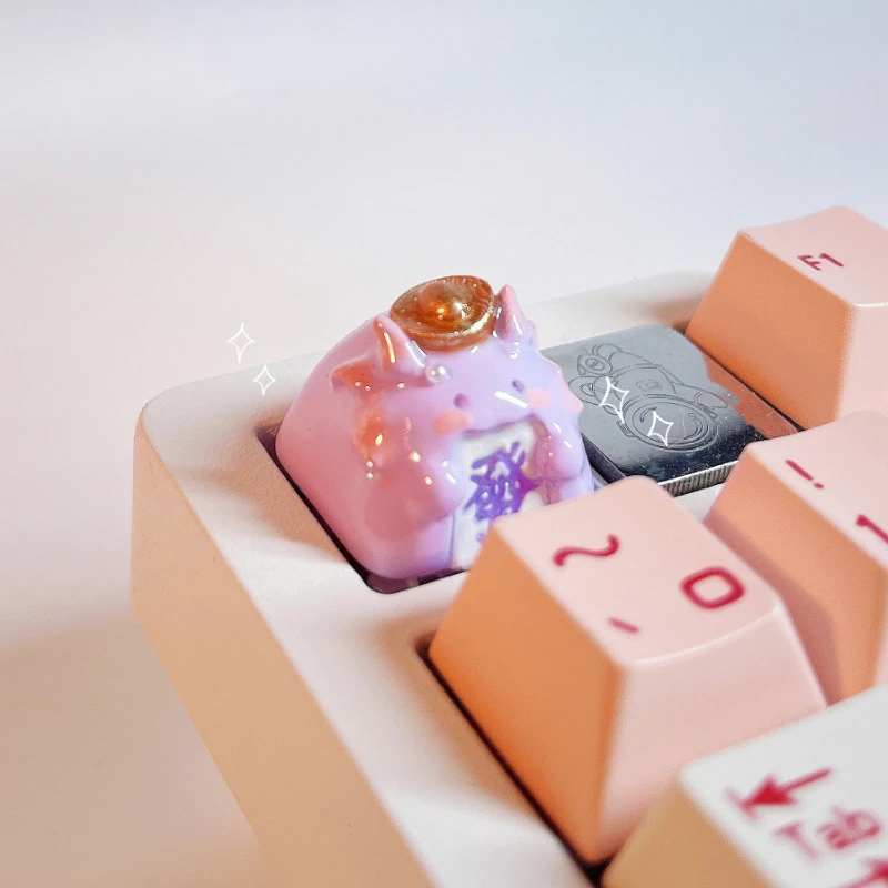 Cute Cartoon Dragon Keycap Personalized Customized Mechanical Keyboard Keycap Accessories Pure Handmade Resin Cross Shaft Keycap
Cute Cartoon Dragon Keycap Personalized Customized Mechanical Keyboard Keycap Accessories Pure Handmade Resin Cross Shaft Keycap