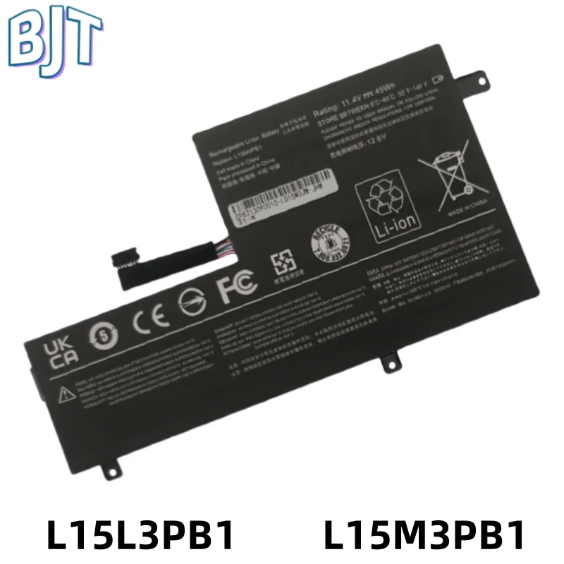 11.4V 45Wh Rechargeable Laptop Battery L15L3PB1 L15M3PB1 New For Lenovo IdeaPad N22 N22-20 N42-20 5B10K88047 5B10K88048
11.4V 45Wh Rechargeable Laptop Battery L15L3PB1 L15M3PB1 New For Lenovo IdeaPad N22 N22-20 N42-20 5B10K88047 5B10K88048