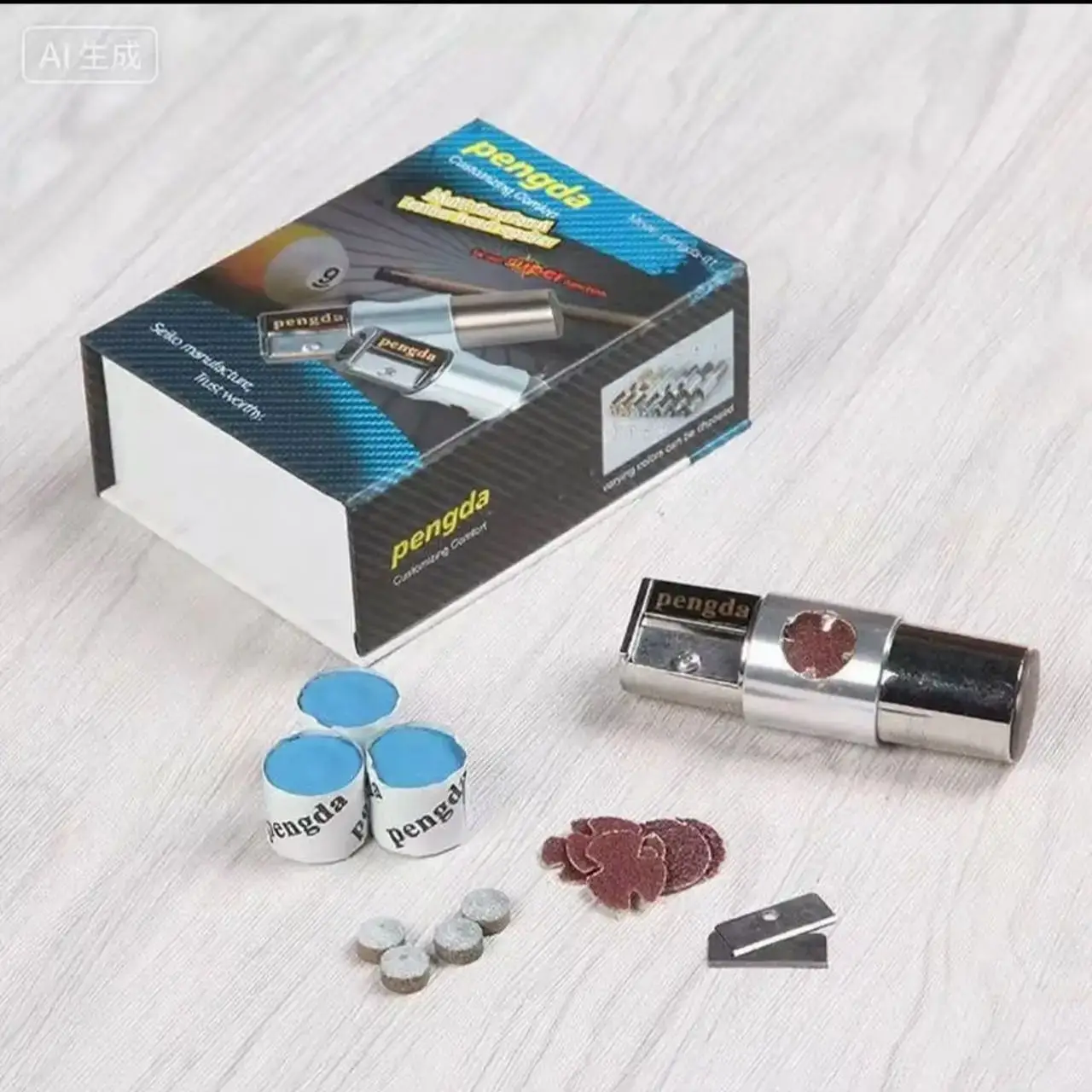 Комплект для замены наконечника бильярдного кия, инструмент для ремонта наконечников/многофункциональный ремонт стержня PENGDA, аксессуары для бильярда 
Комплект для замены наконечника бильярдного кия, инструмент для ремонта наконечников/многофункциональный ремонт стержня PENGDA, аксессуары для бильярда