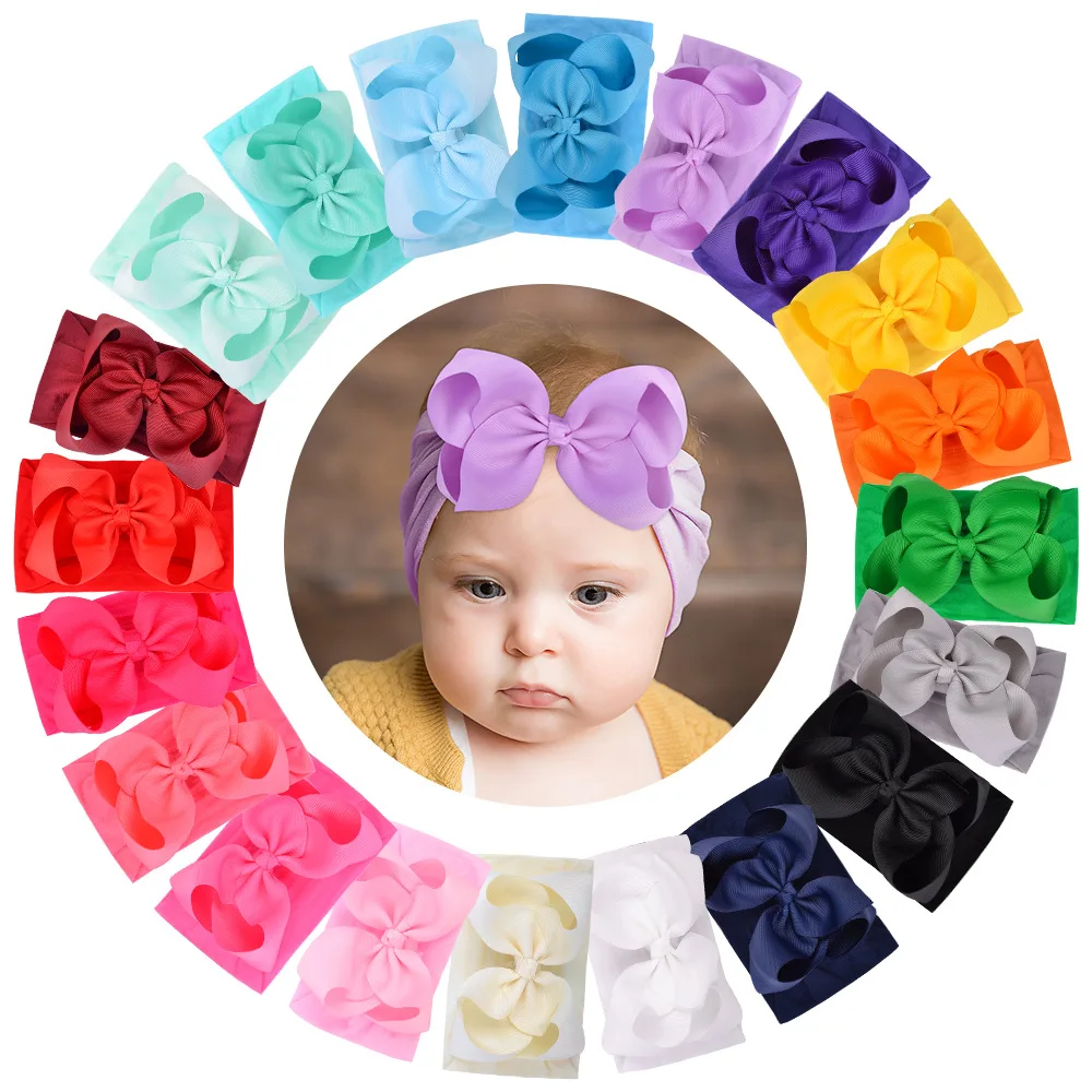 3Pcs 6.3 Inch Baby Bow Headbands Solid Color Nylon Elastic Hair Bands Turban Hair Accessories for Kids Girls
3Pcs 6.3 Inch Baby Bow Headbands Solid Color Nylon Elastic Hair Bands Turban Hair Accessories for Kids Girls