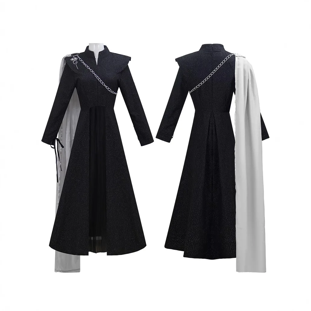 Popular Medieval Fantasy Movie Queen Cos Dress Half Cape Accessories Vintage Noble Gown Halloween Carnival Stage Costume Women
Popular Medieval Fantasy Movie Queen Cos Dress Half Cape Accessories Vintage Noble Gown Halloween Carnival Stage Costume Women