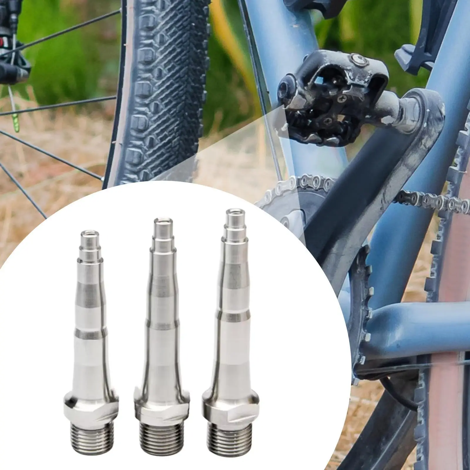 2x Bike Pedal Axle Replacement Directly Replace Sturdy Easy Installation High Reliability Bicycle Foot Pegs Axle 73mm 76mm 78mm
2x Bike Pedal Axle Replacement Directly Replace Sturdy Easy Installation High Reliability Bicycle Foot Pegs Axle 73mm 76mm 78mm
