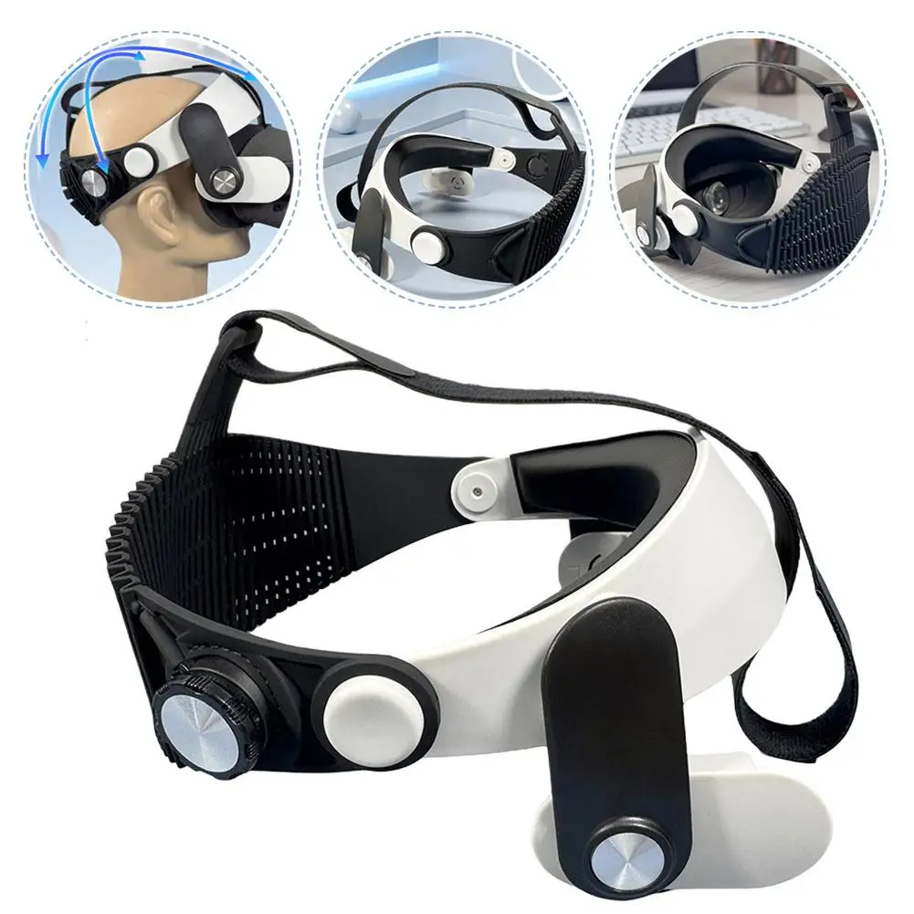 Adjustable Elite Head Strap Replacement for Oculus Quest 1 VR Headset Lightweight Comfortable Pressure Relief VR Accessories
Adjustable Elite Head Strap Replacement for Oculus Quest 1 VR Headset Lightweight Comfortable Pressure Relief VR Accessories