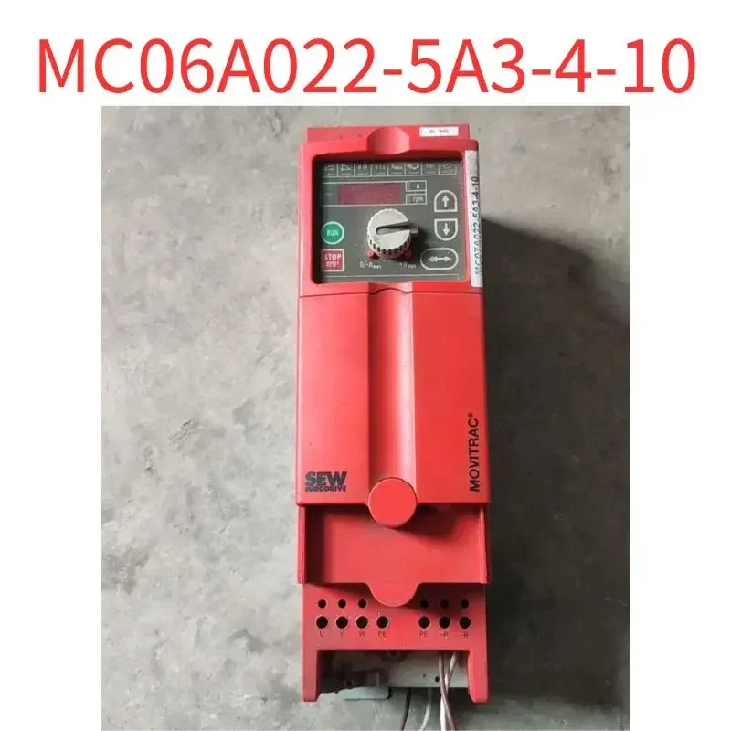 Second-hand Original Frequency converter MC06A022-5A3-4-10
Second-hand Original Frequency converter MC06A022-5A3-4-10