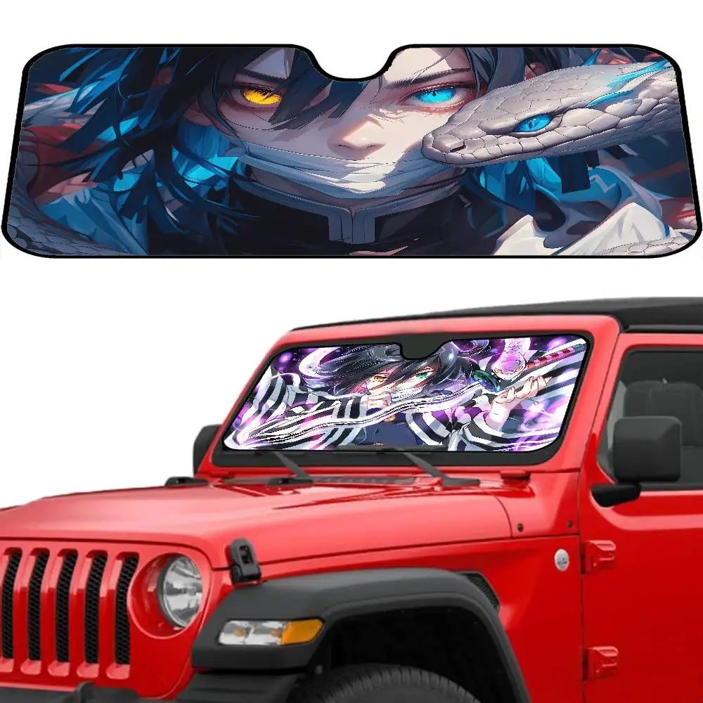 Anime Obanai Iguro Car Windshield Foldable Sun Shade Cover Block Reflector Portable Breathable Anti UV Protector Screen
Anime Obanai Iguro Car Windshield Foldable Sun Shade Cover Block Reflector Portable Breathable Anti UV Protector Screen