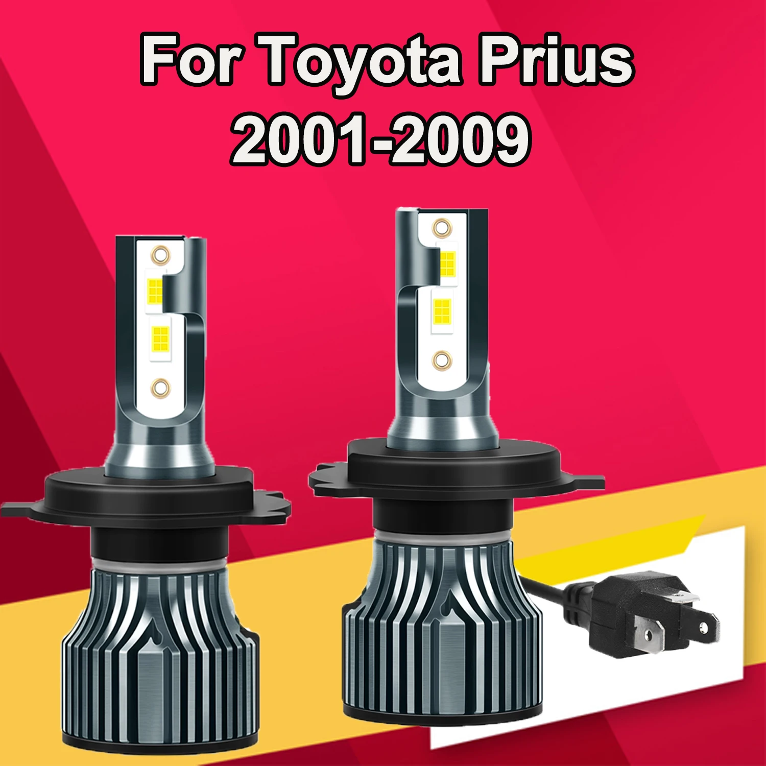 Для Toyota Prius 2001-2009 2X комплект светодиодных фар H4 9003, белые лампы дальнего/ближнего света, внутренний привод, автомобильные фары
Для Toyota Prius 2001-2009 2X комплект светодиодных фар H4 9003, белые лампы дальнего/ближнего света, внутренний привод, автомобильные фары