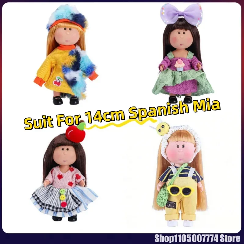 Only Clothes For 14cm Spanish Mia Clothes Kawaii Doll Dress Up Set For Girls Diy Girls' Doll Clothes Accessories No Doll
Only Clothes For 14cm Spanish Mia Clothes Kawaii Doll Dress Up Set For Girls Diy Girls' Doll Clothes Accessories No Doll