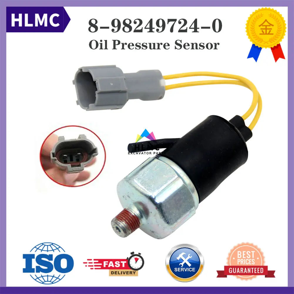 Oil Pressure Switch Excavator Parts 8-98249724-0 Oil Pressure Sensor For Isuzu Engine 6BG1 6HK1 6HK1XQ 6BG1TRA
Oil Pressure Switch Excavator Parts 8-98249724-0 Oil Pressure Sensor For Isuzu Engine 6BG1 6HK1 6HK1XQ 6BG1TRA