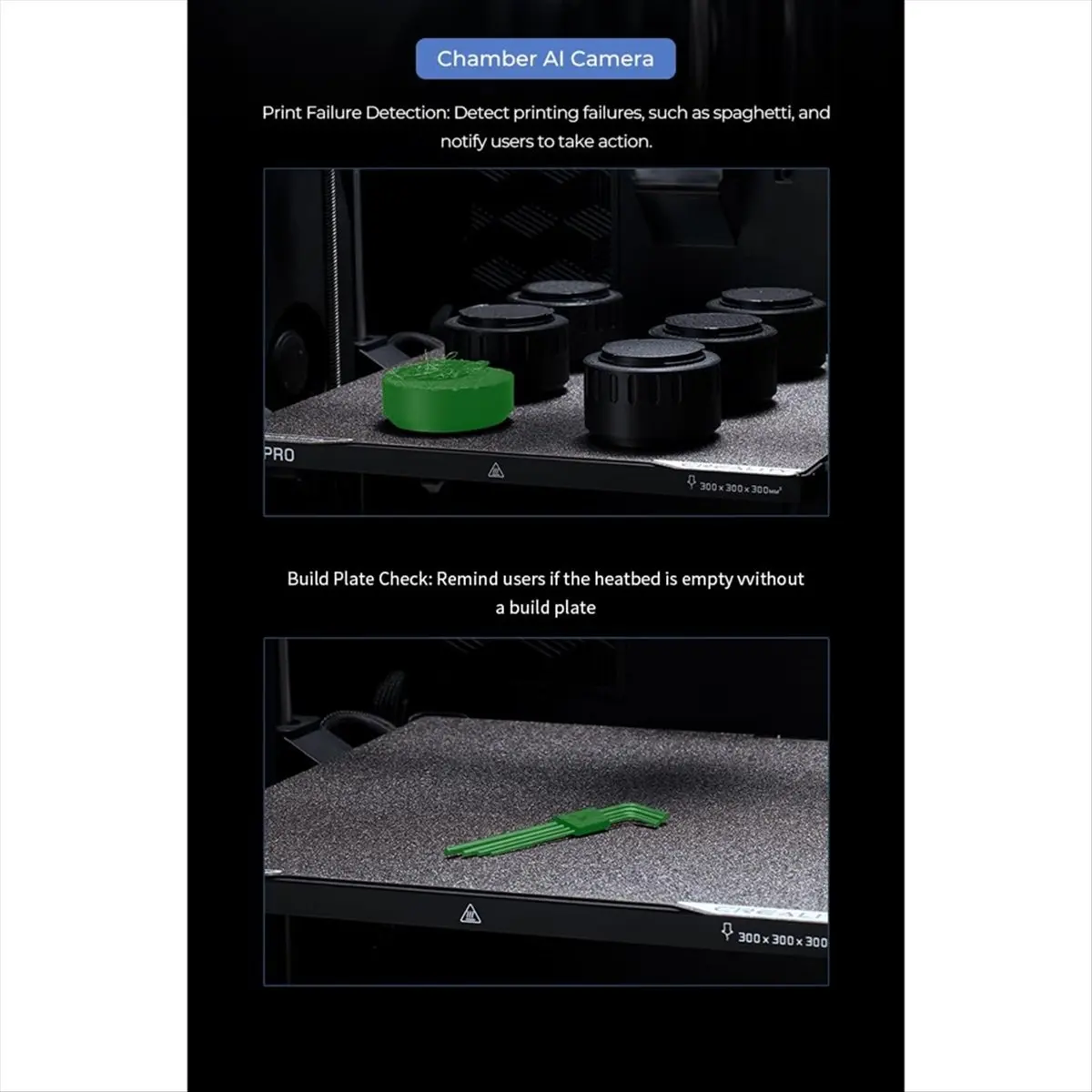 For K2/ AI Camera - 3D Printer Accessory with AI Detection, Time-Lapse Filming & 24/7 Monitoring
For K2/ AI Camera - 3D Printer Accessory with AI Detection, Time-Lapse Filming & 24/7 Monitoring