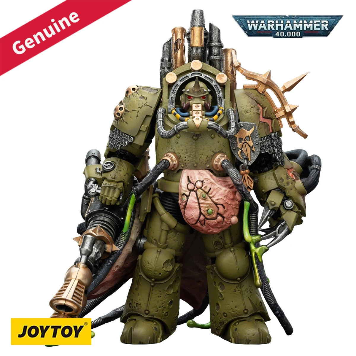 Original Genuine JOYTOY Action/Dolls Warhammer 40,000 Death Guard Lord Of Virulence With Power Fist And Twin Plague Spewer
Original Genuine JOYTOY Action/Dolls Warhammer 40,000 Death Guard Lord Of Virulence With Power Fist And Twin Plague Spewer