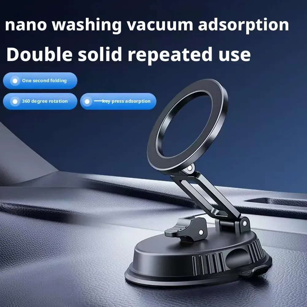 1PCS Car Magnetic Phone Holder with Vacuum Suction Cup, Foldable Portable Mount for In-Car Navigation Hands-Free Use Holder
1PCS Car Magnetic Phone Holder with Vacuum Suction Cup, Foldable Portable Mount for In-Car Navigation Hands-Free Use Holder