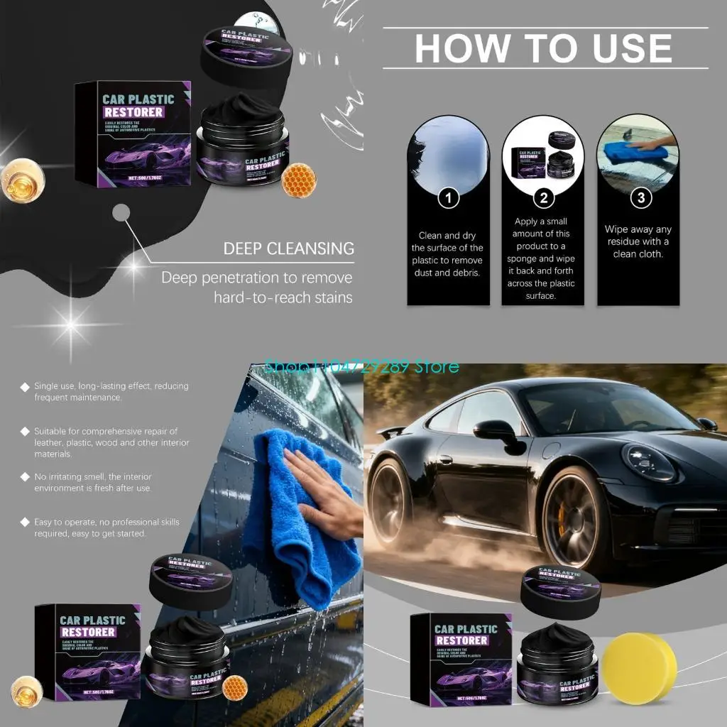 D8KE Heavy Duty Plastic Polish Formula Multipurpose Auto Plastic Care Solution 50g
D8KE Heavy Duty Plastic Polish Formula Multipurpose Auto Plastic Care Solution 50g