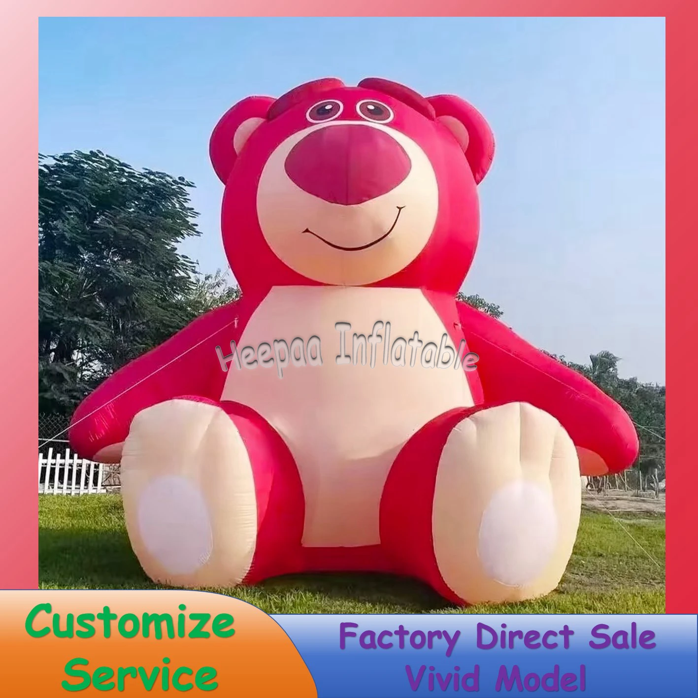 Lotso Inflatable Cartoon Customize Large Outdor Advertising Inflatable Model For Event Party Decor
Lotso Inflatable Cartoon Customize Large Outdor Advertising Inflatable Model For Event Party Decor