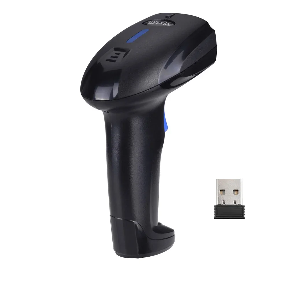 2-in-1 Dual-Mode 2.4G Wireless & USB Wired Handheld 1D Barcode Scanner - Automatic Rechargeable with Mini USB Receiver/Cable
2-in-1 Dual-Mode 2.4G Wireless & USB Wired Handheld 1D Barcode Scanner - Automatic Rechargeable with Mini USB Receiver/Cable